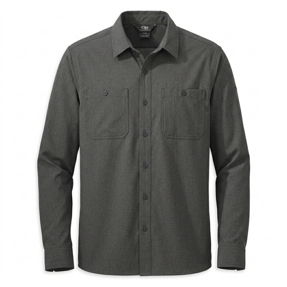 LG Outdoor Research Wayward UPF 50+ Charcoal Button Down Shirt